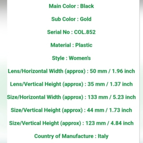 VERSACE BLACK SUNGLASSES MOD.423 - Picture 10 of 11